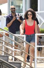 NATHALIE EMMANUELL at Hotel Regina Isabella in Ischia 07/21/2018
