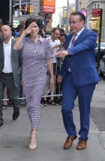 NEVE CAMPBELL Arrives at Good Morning America in New York 07/12/2018
