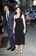 NEVE CAMPBELL Arrives at Late Show with Stephen Colbert in New York 07/10/2018