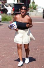 NIA LONG at a Parking Lot in Malibu 07/16/2018