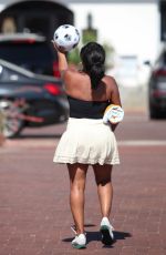 NIA LONG at a Parking Lot in Malibu 07/16/2018