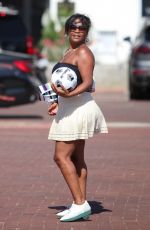 NIA LONG at a Parking Lot in Malibu 07/16/2018