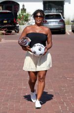 NIA LONG at a Parking Lot in Malibu 07/16/2018