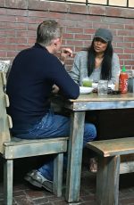 NIA LONG Out for Lunch at Croft Alley in Los Angeles 06/30/2018