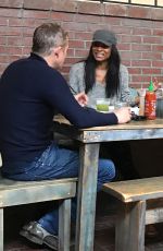 NIA LONG Out for Lunch at Croft Alley in Los Angeles 06/30/2018