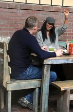 NIA LONG Out for Lunch at Croft Alley in Los Angeles 06/30/2018