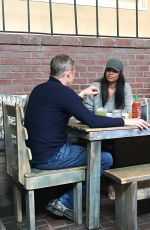 NIA LONG Out for Lunch at Croft Alley in Los Angeles 06/30/2018