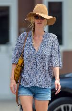 NICKY HILTON in Denim Shorts Out in New York 07/17/2018