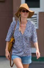 NICKY HILTON in Denim Shorts Out in New York 07/17/2018