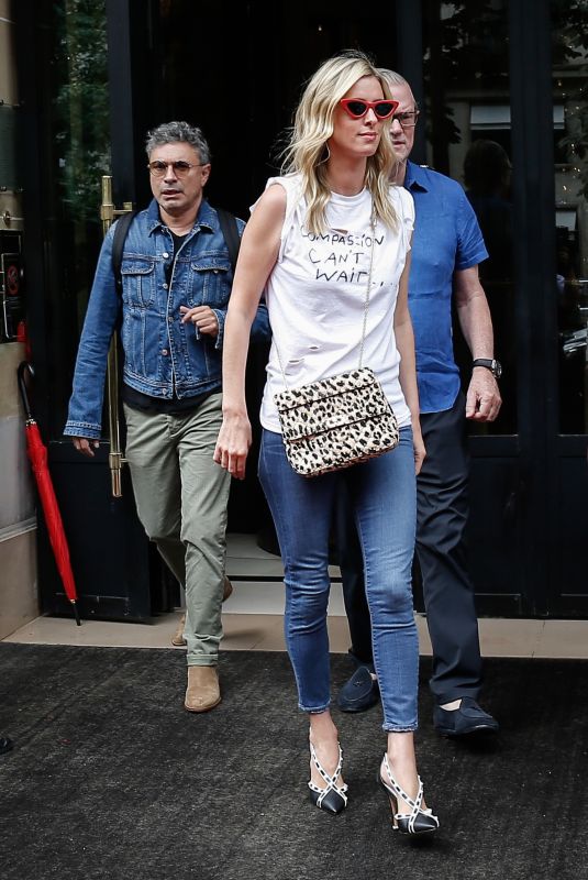 NICKY HILTON Leaves Her Hotel in Paris 07/03/2018