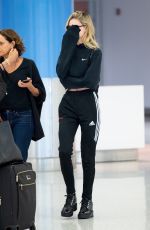 NICOLA PELTZ at JFK Airport in New York 07/12/2018