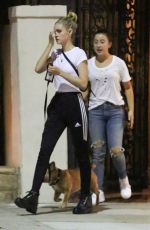 NICOLA PELTZ Out with Her Dog in Beverly Hills 07/26/2018