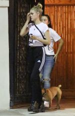 NICOLA PELTZ Out with Her Dog in Beverly Hills 07/26/2018