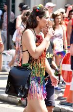 NICOLA THORP at Pride London Festival in London 07/07/2018