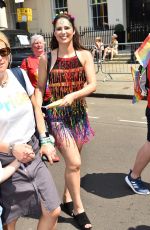 NICOLA THORP at Pride London Festival in London 07/07/2018