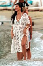 NICOLE SCHERZINGER at a Beach in Mykonos 07/03/2018