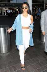 NICOLE SCHERZINGER at LAX Airport in Los Angeles 07/13/2018