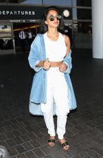 NICOLE SCHERZINGER at LAX Airport in Los Angeles 07/13/2018