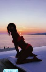 NINA DOBREV on Vacation in Mykonos, 07/28/2018 Instagram Pictures