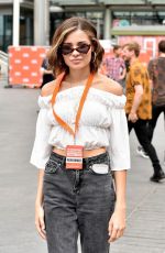 NINA NESBITT at International Busking Day at London 07/21/2018