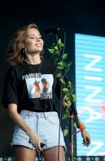 NINA NESBITT Performs at Wireless Festival in Finsbury Park in London 07/08/2018