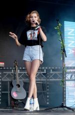 NINA NESBITT Performs at Wireless Festival in Finsbury Park in London 07/08/2018