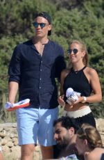 NINA NEUER in Swimsuit on Holiday in Formentera 07/16/2018
