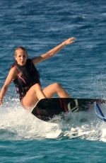 NINA NEUER in Swimsuit on Holiday in Formentera 07/16/2018