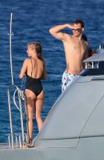 NINA NEUER in Swimsuit on Holiday in Formentera 07/16/2018