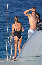 NINA NEUER in Swimsuit on Holiday in Formentera 07/16/2018
