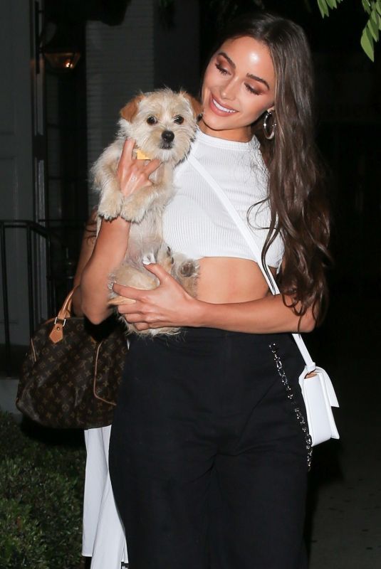 OLIVIA CULPO Out for Dinner in West Hollywood 07/28/2018
