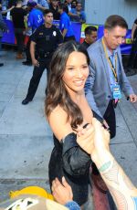 OLIVIA MUNN Arrives at PThe Predator Panel at Comic-con in San Diego 07/19/2018