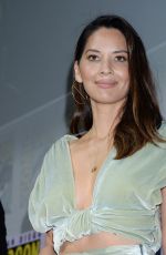 OLIVIA MUNN at The Predator Panel at Comic-con in San Diego 07/19/2018