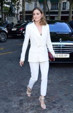 OLIVIA PALERMO Arrives at Vogue Dinner Party in Paris 07/03/2018