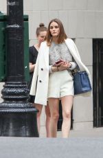 OLIVIA PALERMO Waiting for a Cab in New York 07/27/2018