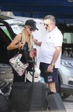 PARIS HILTON Arrives in Ibiza 07/01/2018