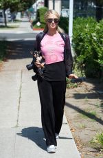PARIS HILTON Out with Her Dog in Los Angeles 06/30/2018
