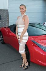 PASCAL CRAYMER and DANIELLE MASON at Ferraghini Automotive Auction in Maidstone 06/30/2018