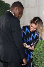 PATSY KENSIT Leaves Miu Miu Cruise Collection in Paris 06/30/2018