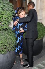 PATSY KENSIT Leaves Miu Miu Cruise Collection in Paris 06/30/2018