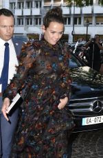 PAULINE DUCRUET at Valentino Show at 2018 Haute Couture Fashion Week in Paris 07/04/2018