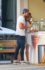 PETA MURGATROYD and Maksim Chmerkovskiy Out for Gelato in New York 07/11/2018