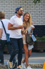 PETA MURGATROYD and Maksim Chmerkovskiy Out for Gelato in New York 07/11/2018