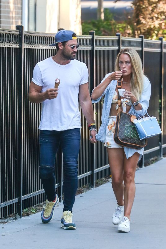 PETA MURGATROYD and Maksim Chmerkovskiy Out for Gelato in New York 07/11/2018