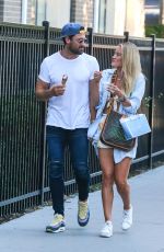 PETA MURGATROYD and Maksim Chmerkovskiy Out for Gelato in New York 07/11/2018
