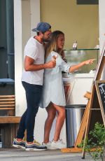 PETA MURGATROYD and Maksim Chmerkovskiy Out for Gelato in New York 07/11/2018