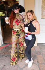 PHOEBE PRICE and MARCELA IGLESIAS Out for Frozen Yogurt in Malibu 07/23/2018