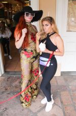 PHOEBE PRICE and MARCELA IGLESIAS Out for Frozen Yogurt in Malibu 07/23/2018