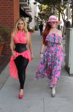 PHOEBE PRICE and MARCELA IGLESIAS Out for Lunch in Beverly Hills 07/27/2018