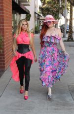 PHOEBE PRICE and MARCELA IGLESIAS Out for Lunch in Beverly Hills 07/27/2018